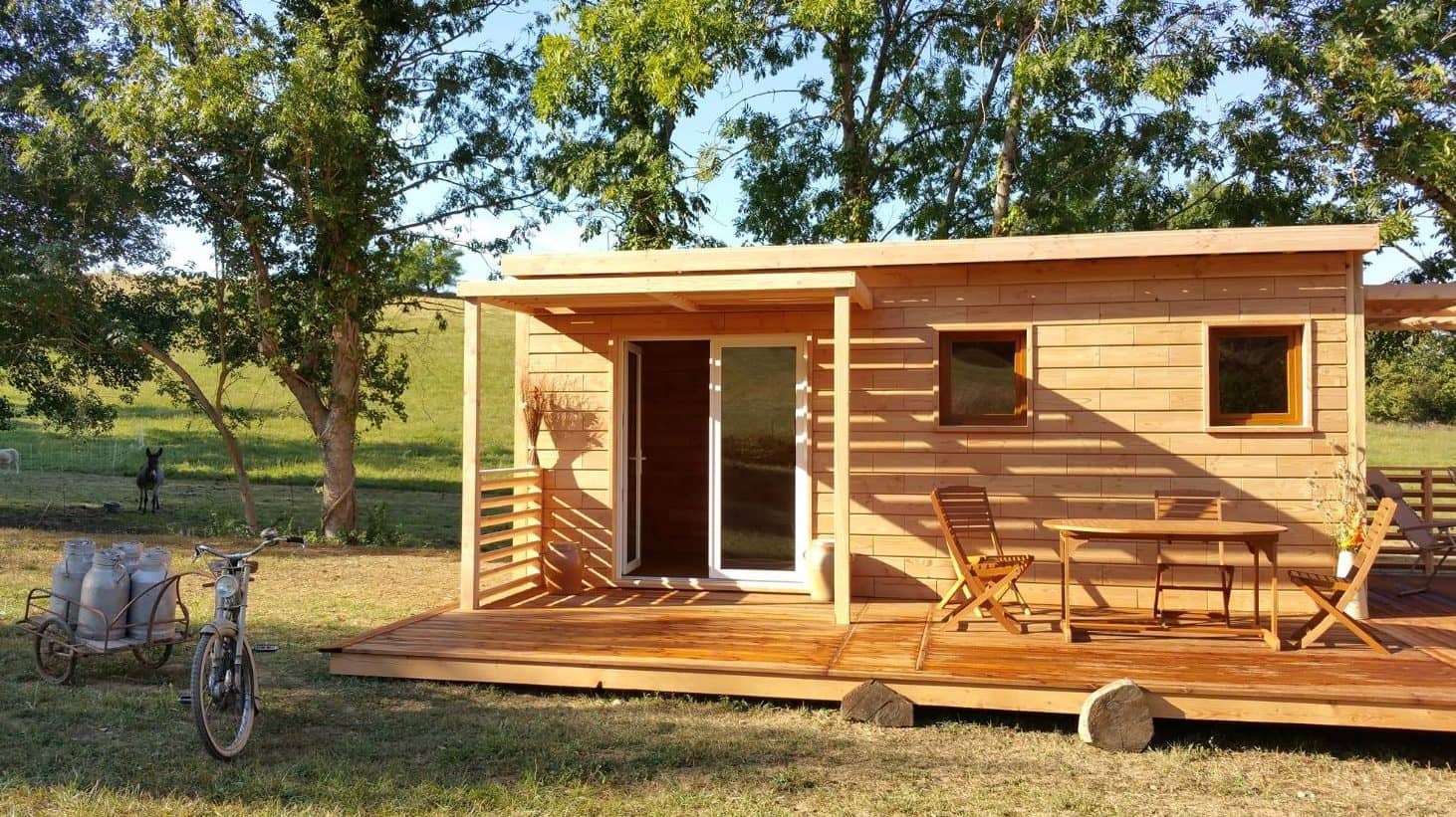 Studio en kit bois brikawood - espace de travail