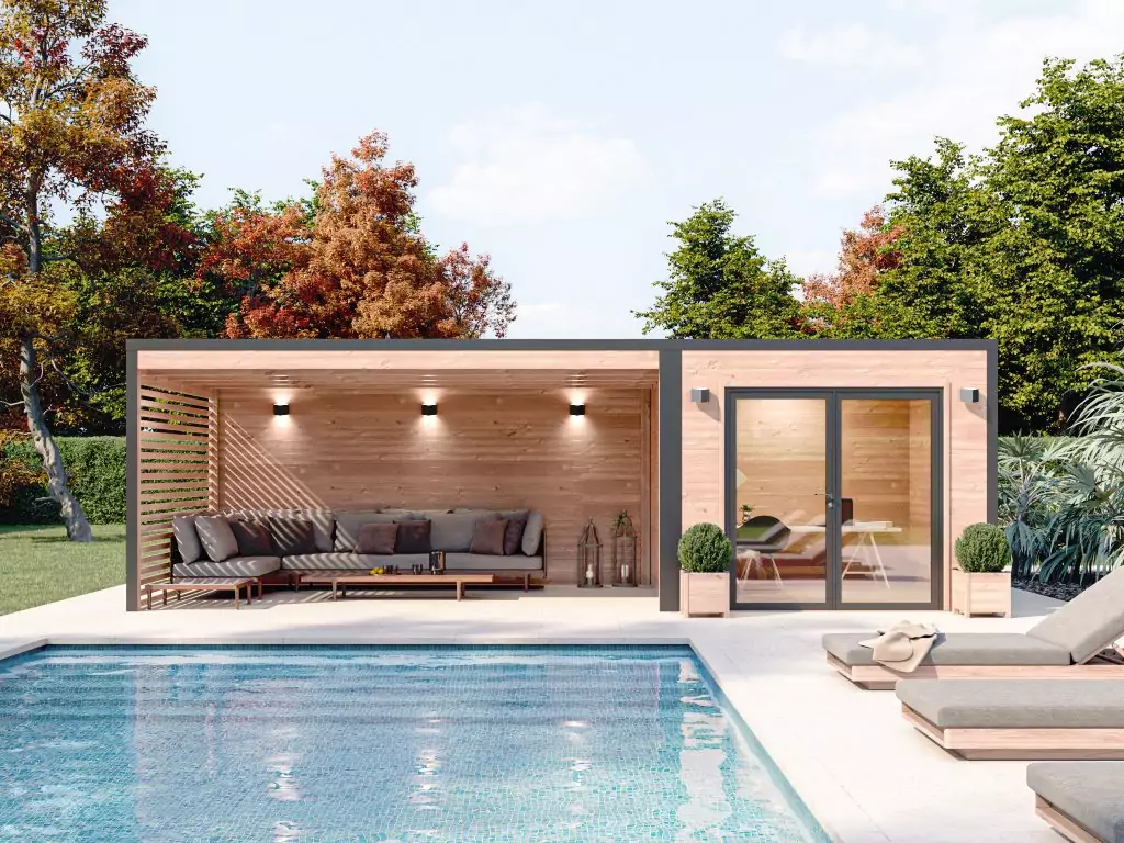 Pool house Evasion 24m²