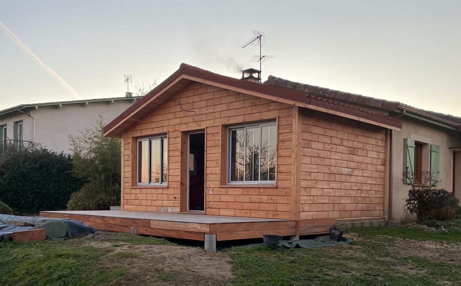 extension en bois kit