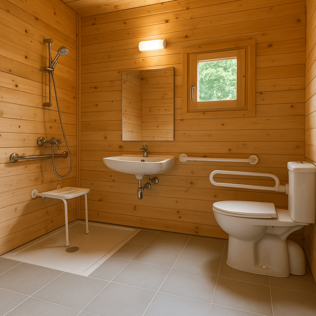 salle de bain PMR | Brikawood