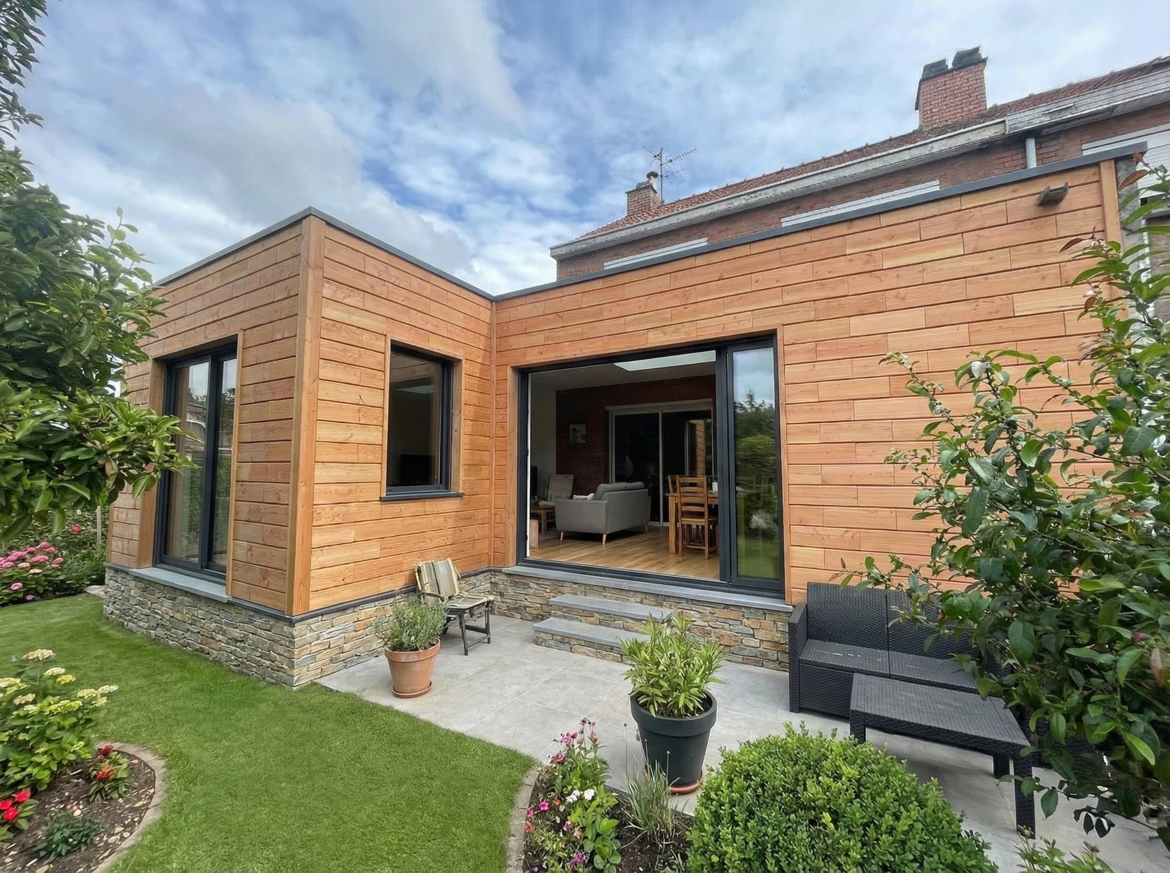 Extension de maison brikawood