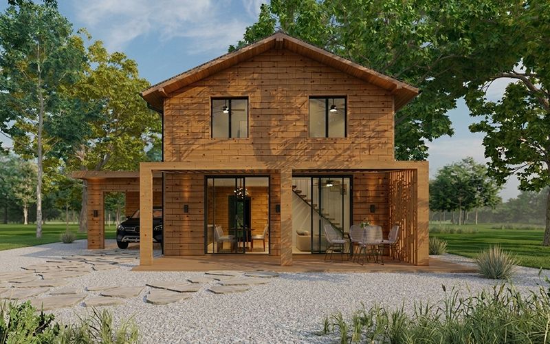 aubisque brikawood maison en kit